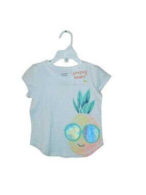 Jumping Beans Toddler Softest Tee Pineapple Heart Size 2T
